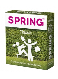 Классические презервативы SPRING CLASSIC - 3 шт. - SPRING - купить с доставкой в Махачкале