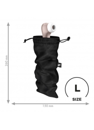 Черный мешочек для хранения игрушек Treasure Bag L - Satisfyer - купить с доставкой в Махачкале