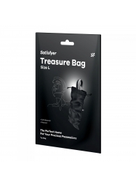 Черный мешочек для хранения игрушек Treasure Bag L - Satisfyer - купить с доставкой в Махачкале