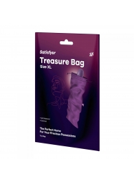 Фиолетовый мешочек для хранения игрушек Treasure Bag XL - Satisfyer - купить с доставкой в Махачкале