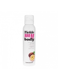Массажная хрустящая пенка Tickle my body с ароматом маракуйи - 150 мл. - Love to Love - купить с доставкой в Махачкале