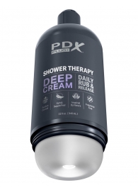 Мастурбатор в бутылке Shower Therapy Deep Cream - Pipedream - в Махачкале купить с доставкой