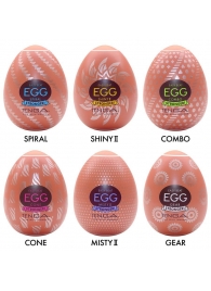 Набор из 6 мастурбаторов-яиц Tenga Egg Variety Pack V - Tenga - в Махачкале купить с доставкой