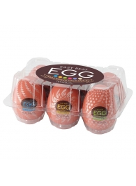 Набор из 6 мастурбаторов-яиц Tenga Egg Variety Pack V - Tenga - в Махачкале купить с доставкой