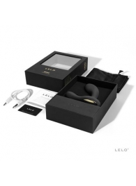 Чёрный перезаряжаемый стимулятор простаты Bruno Black - Lelo - в Махачкале купить с доставкой