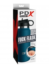 Мастурбатор-вагина в синей колбе F*ck Flask - Pipedream - в Махачкале купить с доставкой