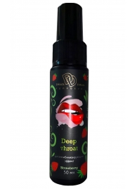 Спрей для горла Deep Throat с десенсибилизирующим эффектом и вкусом клубники - 50 мл. - БиоМед - купить с доставкой в Махачкале