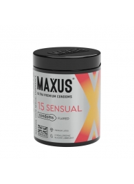 Анатомические презервативы MAXUS Sensual - 15 шт. - Maxus - купить с доставкой в Махачкале