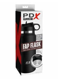 Черный мастурбатор в виде бутылки Fap Flask - Pipedream - в Махачкале купить с доставкой