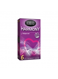 Презервативы с рёбрышками Domino Harmony - 6 шт. - Domino - купить с доставкой в Махачкале