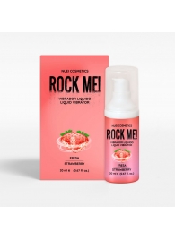 Жидкий вибратор Nuei Rock Me! с ароматом клубники - 20 мл. - Nuei cosmetics - купить с доставкой в Махачкале