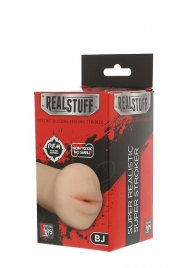 Нежный мастурбатор-ротик REALSTUFF 5INCH MASTURBATOR BJ - Dream Toys - в Махачкале купить с доставкой