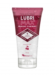 Интимный гель-смазка на водной основе Lubrimax Magic Cherry - 75 мл. - ИнтелБИО - купить с доставкой в Махачкале