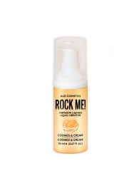 Жидкий вибратор Nuei Rock Me! с ароматом печенья и сливок - 20 мл. - Nuei cosmetics - купить с доставкой в Махачкале