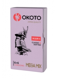 Презервативы OKOTO Mega Mix - 12 шт. - Sitabella - купить с доставкой в Махачкале