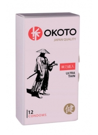 Тонкие презервативы OKOTO Ultra Thin - 12 шт. - Sitabella - купить с доставкой в Махачкале