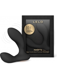 Черный вибростимулятор простаты Hugo 2 - Lelo - в Махачкале купить с доставкой