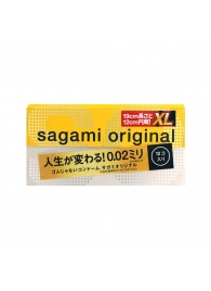 Презервативы увеличенного размера Sagami Original 0.02 XL-size - 12 шт. - Sagami - купить с доставкой в Махачкале