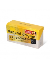 Презервативы увеличенного размера Sagami Original 0.02 XL-size - 12 шт. - Sagami - купить с доставкой в Махачкале