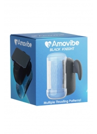 Инновационный робот-мастурбатор Black Knight с функцией пенетрации - Amovibe - в Махачкале купить с доставкой