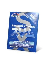 Презерватив Sagami Xtreme FEEL FIT 3D - 1 шт. - Sagami - купить с доставкой в Махачкале