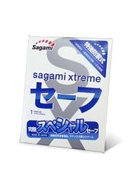 Презерватив Sagami Xtreme Ultrasafe с двойным количеством смазки - 1 шт. - Sagami - купить с доставкой в Махачкале