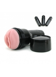 Мастурбатор-вагина Fleshlight - Vibro Pink Lady Touch с вибрацией - Fleshlight - в Махачкале купить с доставкой