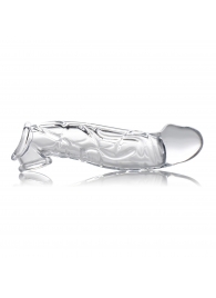 Прозрачная насадка для увеличения члена 2 Inch Clear Extender Sleeve - XR Brands - в Махачкале купить с доставкой