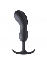 Черный массажер простаты с утяжелителями Premium Silicone Weighted Prostate Plug XL - 20,8 см. - XR Brands - в Махачкале купить с доставкой