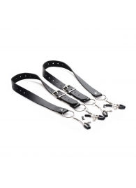 Ремни с зажимами для половых губ Spread Labia Spreader Straps with Clamps - XR Brands - купить с доставкой в Махачкале