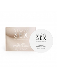 Массажная свеча для всего тела Slow Sex - 50 гр. - Bijoux Indiscrets - купить с доставкой в Махачкале