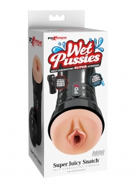 Мастурбатор-вагина в колбе Super Juicy Snatch - Pipedream - в Махачкале купить с доставкой