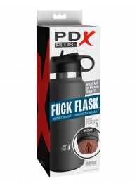 Смуглый мастурбатор-вагина в корпусе-бутылке F*ck Flask - Pipedream - в Махачкале купить с доставкой