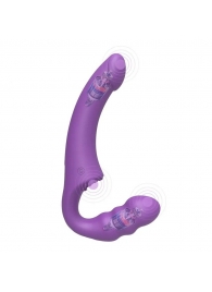 Фиолетовый безремневой страпон Straples Strap-On Dildo - Erokay - купить с доставкой в Махачкале