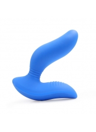 Синий вибромассажер простаты 3,5’’ Curve P-spot Massager - 12 см. - Erokay - в Махачкале купить с доставкой