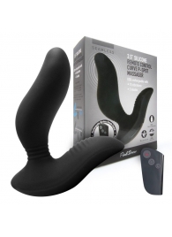 Черный вибромассажер простаты 3,5’’ Remote Control Curve P-spot Massager - 12 см. - Erokay - в Махачкале купить с доставкой