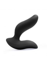 Черный вибромассажер простаты 3,5’’ Curve P-spot Massager - 12 см. - Erokay - в Махачкале купить с доставкой