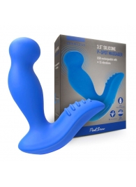 Синий вибромассажер простаты 3,5’’ P-spot Massager - 12,5 см. - Erokay - в Махачкале купить с доставкой