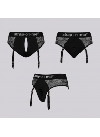 Трусики для фиксации насадок Strap-on-me Harness Lingerie Diva XS - Strap-on-me - купить с доставкой в Махачкале