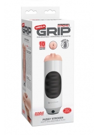 Мастурбатор-вагина Extreme Toyz Mega Grip Vibrating Stroker Mouth - Pipedream - в Махачкале купить с доставкой