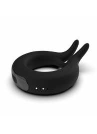 Черное эрекционное кольцо Marry Me Rechargeable Vibrating Cockring - Adrien Lastic - в Махачкале купить с доставкой