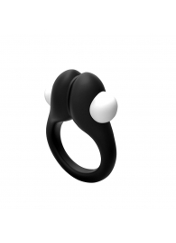 Черное эрекционное кольцо Zippy Vibrating Ring With Bullet - Adrien Lastic - в Махачкале купить с доставкой