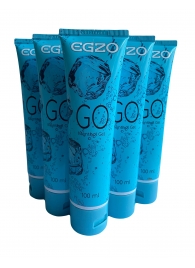 Набор из 5 пролонгирующих лубрикантов на водной основе Egzo Go (по 100 мл.) - EGZO - купить с доставкой в Махачкале