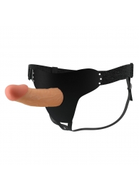 Телесный полый мужской страпон Stark - 17,5 см. - Baile - купить с доставкой в Махачкале