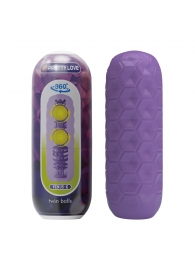Фиолетовый мастурбатор Venus-X Twin balls - Baile - в Махачкале купить с доставкой