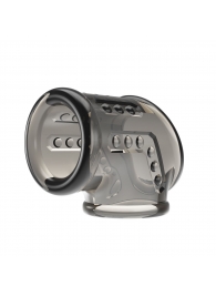 Дымчатая насадка на пенис и мошонку - Baile - в Махачкале купить с доставкой