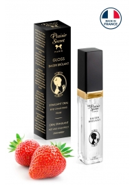 Стимулирующий блеск для губ со вкусом клубники - 7 мл. - Plaisir Secret - купить с доставкой в Махачкале