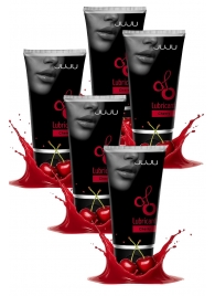 Набор из 5 съедобных лубрикантов JUJU со вкусом вишни - JuJu - купить с доставкой в Махачкале