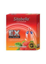 Стимулирующая насадка Sitabella Extender  Клубника - Sitabella - купить с доставкой в Махачкале