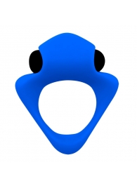 Синее эрекционное кольцо Wooomy Tribeс с вибрацией - Adrien Lastic - в Махачкале купить с доставкой